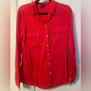 Gap‎ Coupe Boyfriend button down, size XL worn once